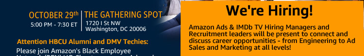 Amazon Ads and IMDb TV Hiring Opportunities