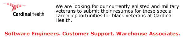 Careers After The Military at Cardinal Health