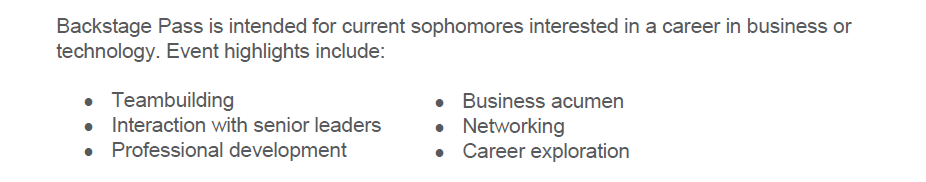 Cardinal Health Sophomore Leadership Program