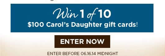 Carol's Daughter Giveaway!