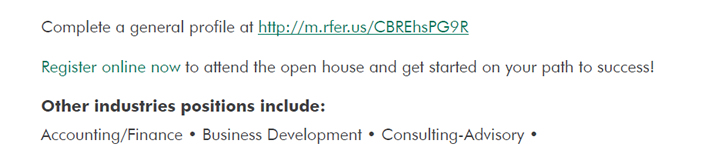 CBRE - Commercial Real Estate Opportunity