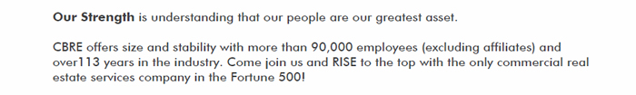 We're Hiring at CBRE