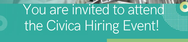 You Are Invited To Civica's Hiring Events In September 2022
