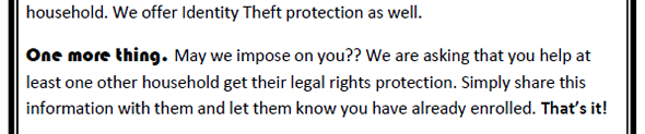 Help Us, Help You - Get the Legal Protection You Deserve