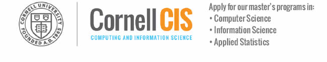 Apply For Masters Programs at Cornell University!