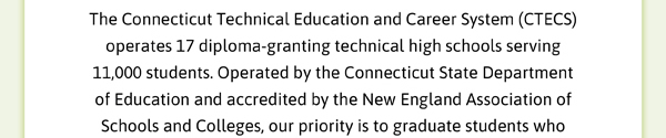 Connecticut Technical Education and Career System