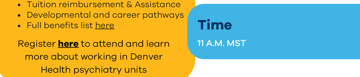 Denver Health - Behavioral Health Nursing Career Webinar - June 5