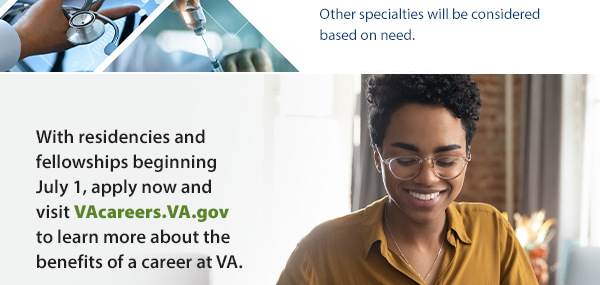 Full time Opportunities With The Dept. of Veterans Affairs