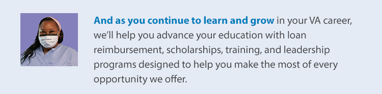 Take your nursing skills to new heights at VA