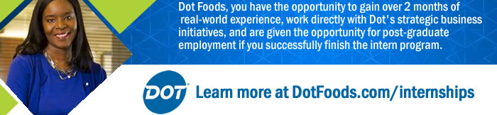 Internships Opportunities Available With Dot Foods