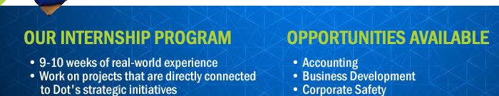 Internships Opportunities Available With Dot Foods