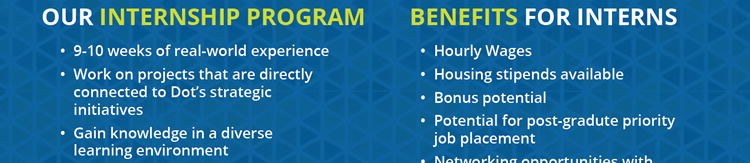 Internship Opportunities at Dot Foods