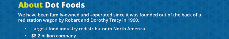 Internship Opportunities at Dot Foods