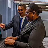 Professionals working together