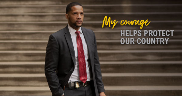 Image of FBI Agent with badge