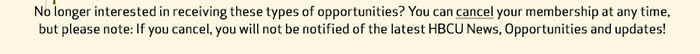 HBCUConnect Fall Specials 2016