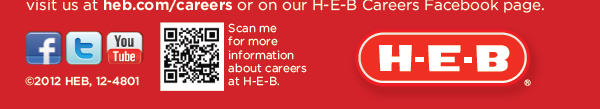 Become Part Of A Family - HEB