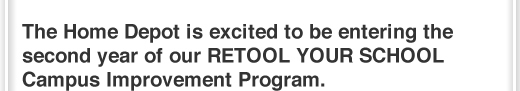 Home Depot: Retool Your School