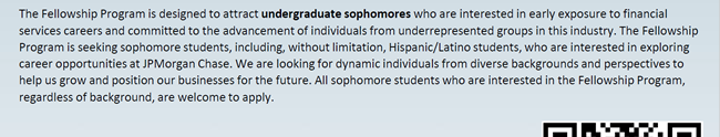 2024 JPMorgan Chase - Advancing Hispanics and Latinos Fellowship Program