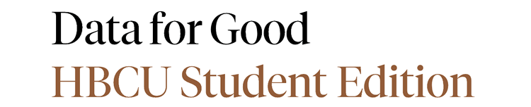 JPMorgan Chase Data for Good Hackathon - HBCU Edition