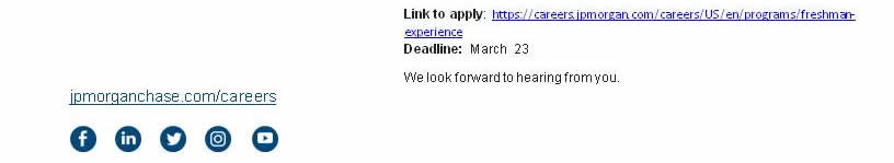 The 2018 JPMorgan Chase Freshman Experience