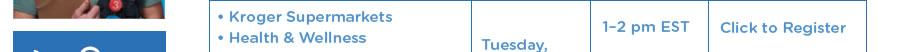Register now - Supermarkets - Health and Wellness