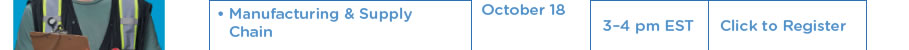 Register Now - Manufacturing and Supply Chain