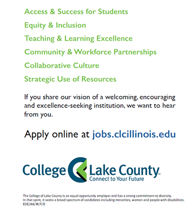 Jobs at the College of Lake County