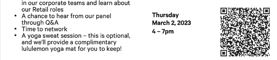 lululemon Careers: Atlanta Connection & Conversation: Register Now