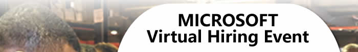 Microsoft AI Virtual Hiring Event