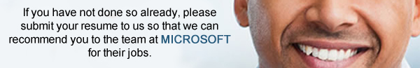 Microsoft Job Opportunities