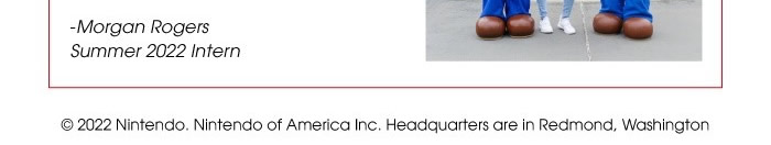 Summer Internship Opportunities with Nintendo