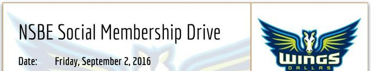 NSBE Social Membership Drive 2016