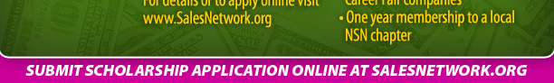 National Sales Network - Scholarships