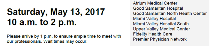2017 Premier Health Job Fair - Dayton Ohio