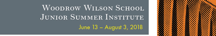 Princeton University Woodrow Wilson School Summer Program