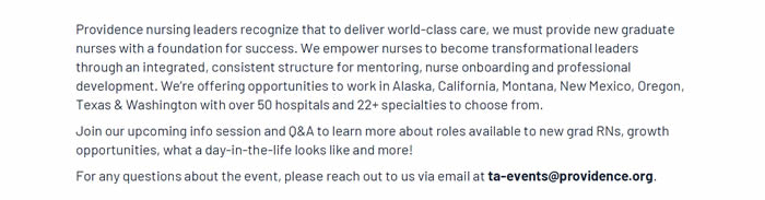 Providence RN Virtual Info Session - March 19