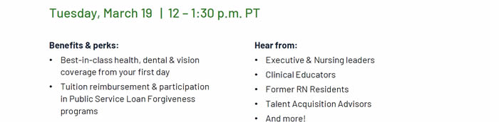 Providence RN Virtual Info Session - March 19