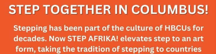 Step Afrika! at RiverCenter Nov. 19