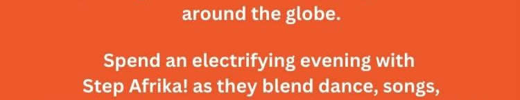Step Afrika! at RiverCenter Nov. 19
