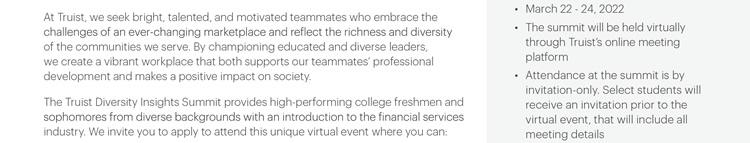 Register Now for the Truist Diversity Insights Summit