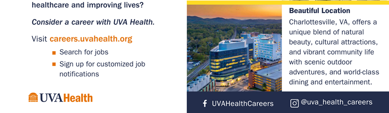 Work With Purpose - Career Opportunities at UVA Health