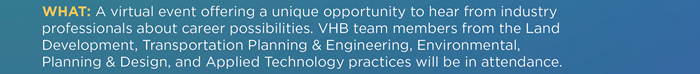 VHB and HBCU Connect Virtual Career Open House