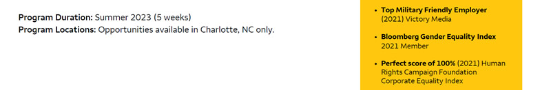 The Wells Fargo 2023 CIB HBCU Frreshman Summer Experience