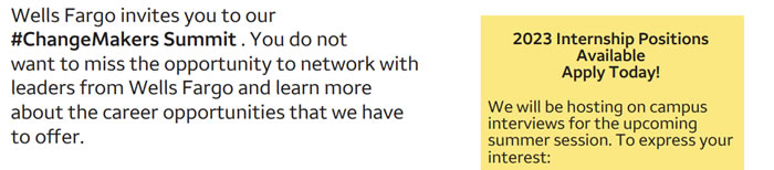 Register For the 2023 Wells Fargo ChangeMakers Summit