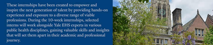 Yale EHS Student Internship Opportunities