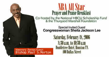 NBA ALL * STAR Prayer Breakfast