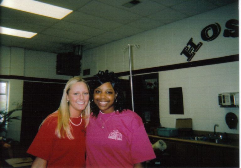 Me & Rachel on Prom morning...