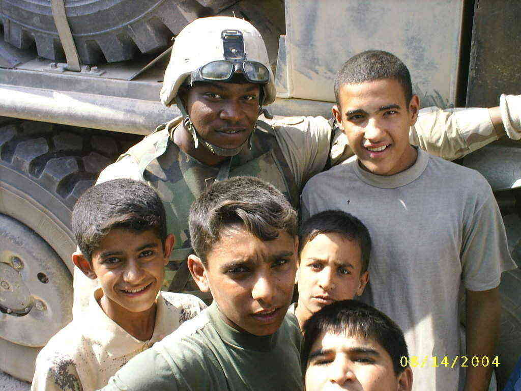 Picture of Marteze in Iraq