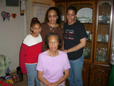 Four generations of beautiful black women!